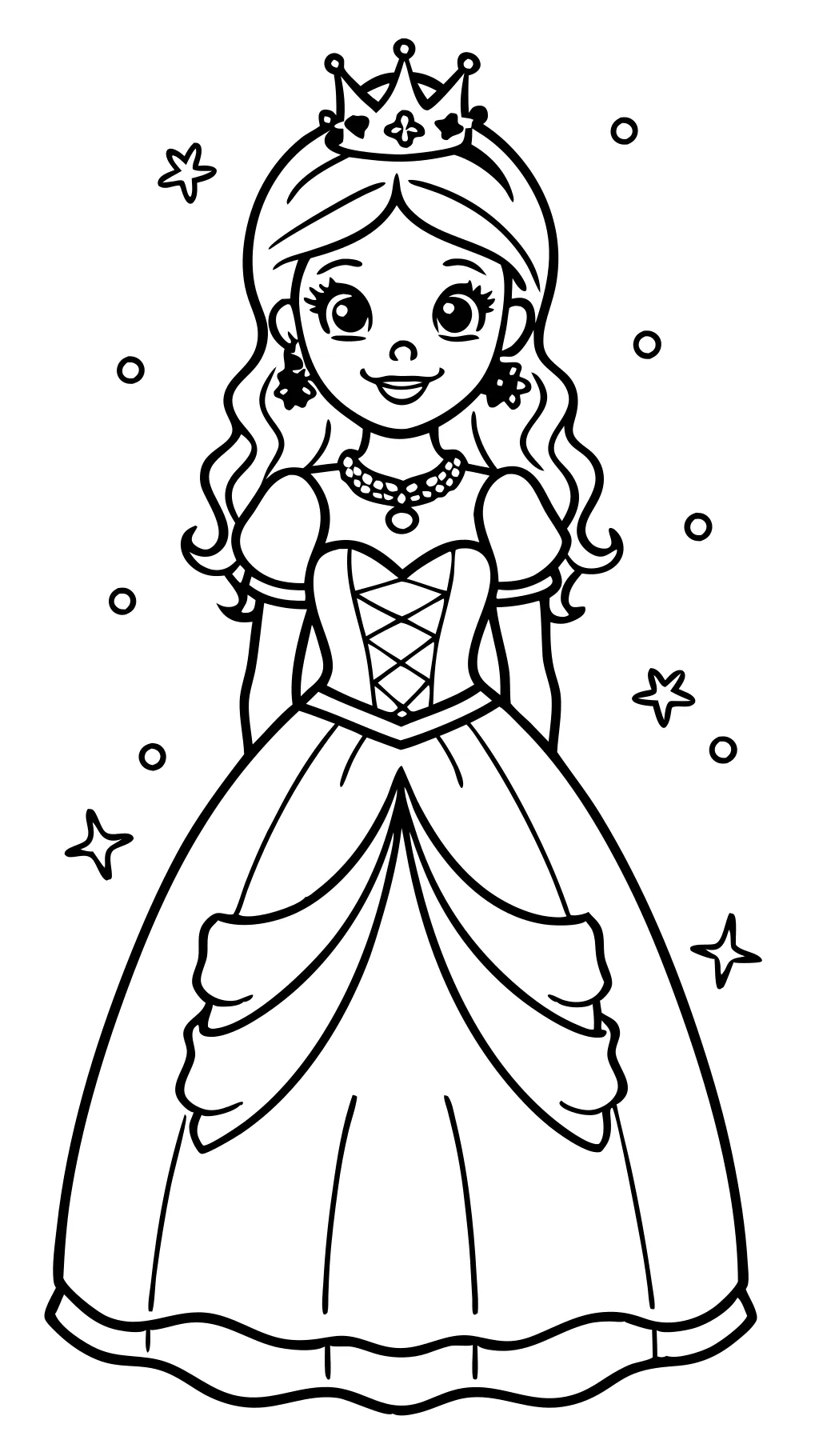 free coloring pages of princesses